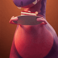 Cake Treat Yourself GIF by Claynosaurz