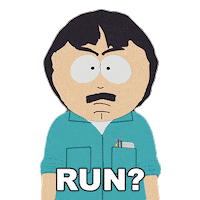 Run Randy Marsh Sticker by South Park