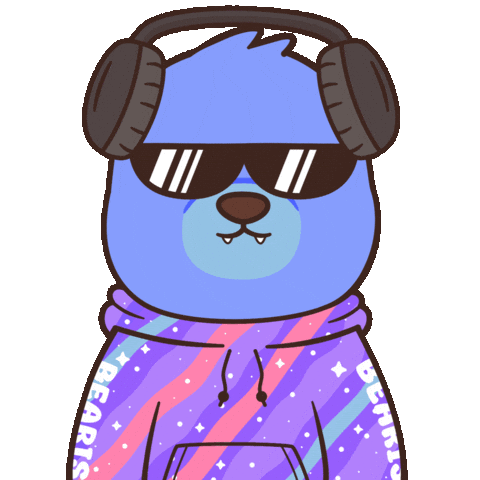 Happy In The Zone Sticker by BEARISH