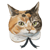 jemlington love cat heart animal Sticker