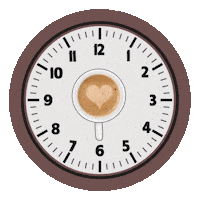 Coffee Time Love Sticker
