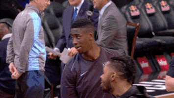 caris levert expression GIF by NBA