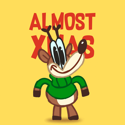 gabymoruza xmas deer rudolf GIF
