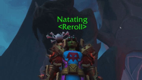Natating giphygifmaker wow avatar character GIF