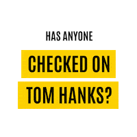 Tom Hanks Quarantine Sticker
