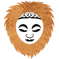 King Lion Sticker by ArtBouquetlv
