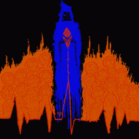 niftyjutsu memes flames reaper crypto memes GIF