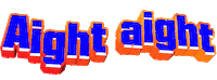 blue orange ok Sticker