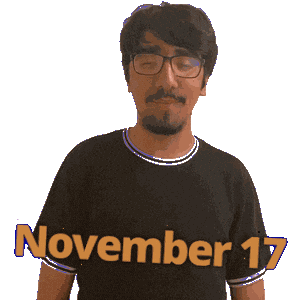 November 17 Sticker