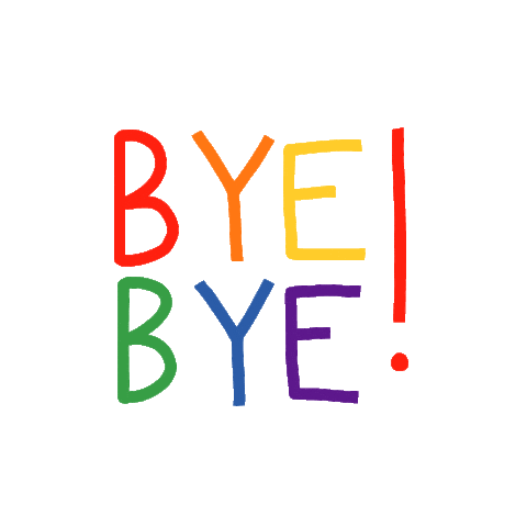Bye Bye Goodbye Sticker by Super Simple