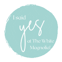 Say Yes To The Dress Wedding Sticker by whitemagnoliabridal