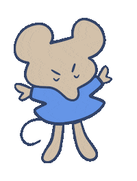 Mouse Souris Sticker by elodie shanta
