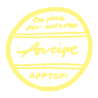 おしゃれ 黄色 Sticker by APPTOPI