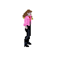 Honeymoon Suite Pixel Sticker