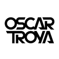 oscartroya logo dj rotate tilt Sticker