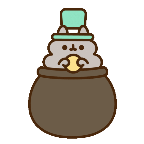 St Patricks Day Ireland Sticker by Pusheen