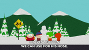eric cartman winter GIF by South Park 