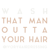 ivoryhairdressing beauty hair wash beauty salon Sticker