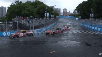 Stock Car Racing Spin GIF by NASCAR