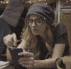 tinder swiping GIF