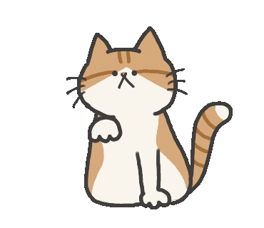 5f18096c252c471abaa6a3f0a7275c giphyupload cat かわいい ねこ Sticker