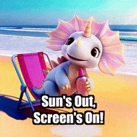 Summer Beach GIF by Divineasaur