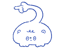 白 いいね Sticker by ububun.
