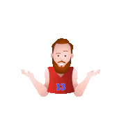 basket shrug Sticker by Movistar+