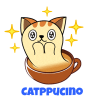 Cat Cappucino GIF by JPedicini
