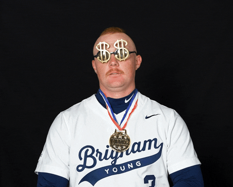 College Baseball Thumbs Up GIF by BYU Cougars