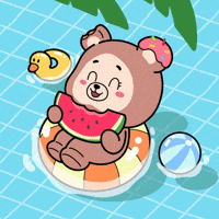 Summer Relax GIF by Beraji Bears