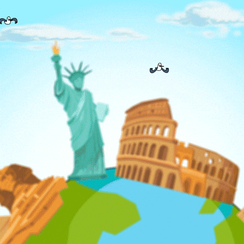 Travel Explore GIF by Pudgy Penguins