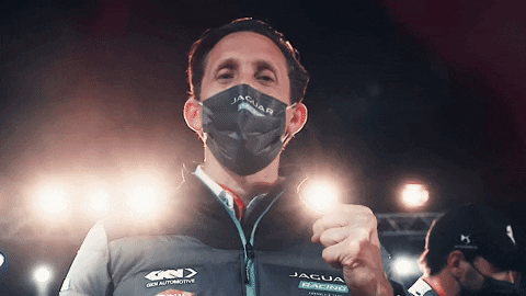 Racing Driver Race GIF by Jaguar Racing