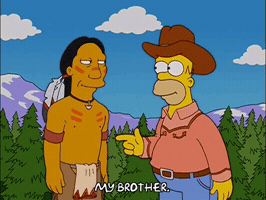 Happy Birthday Hug GIF by The Simpsons