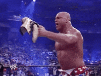kurt angle wrestling GIF by WWE