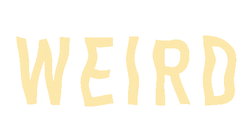 Weirdo Underlig Sticker