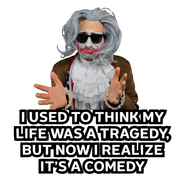 The Joker Comedy Sticker