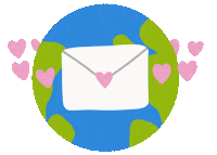 In Love Post Sticker