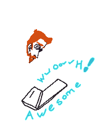 Cartoon Wow Sticker