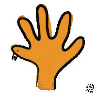 Give Thanks Thumbs Up Sticker by Susanne Lamb
