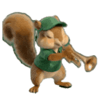Squirrel Sticker by Akvile Gudaityte IKI