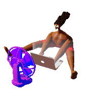 Beach Day Summer Sticker by Hello All