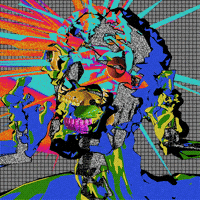 Brain Damage Glitch GIF by davidvnun