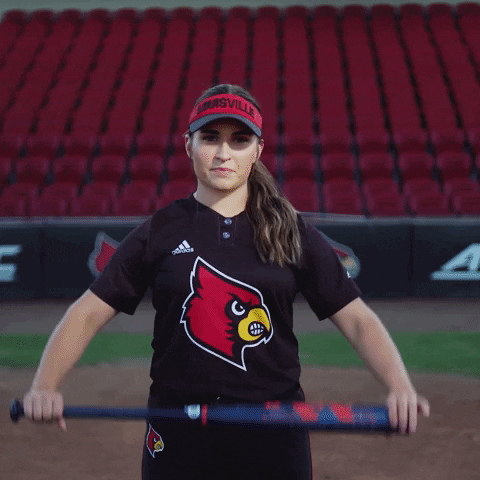 University Of Louisville Softball GIF by Louisville Cardinals
