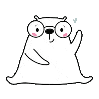 LittleBichons heart hello bear coeur Sticker