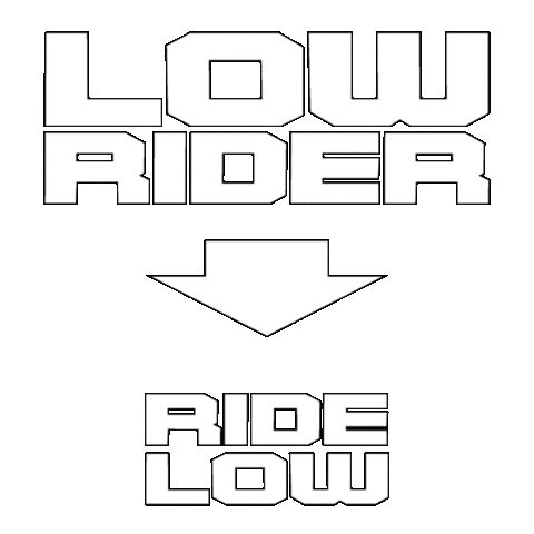 LOWRIDER_AT arrow pfeil lowrider airforce Sticker