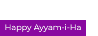 Bahai Ayyam-I-Ha Sticker by Ema K