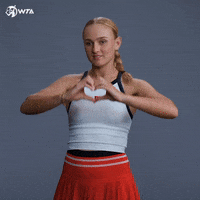 Heart Love GIF by WTA
