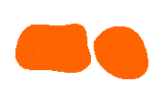 GnarleyNick nickelodeon orange splat slime Sticker