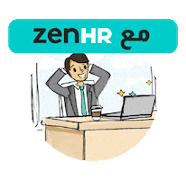 ZenHR work monday office technology Sticker